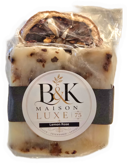 B&K Maison Luxe 75 - Lemon Rose Luxury Handmade Soap