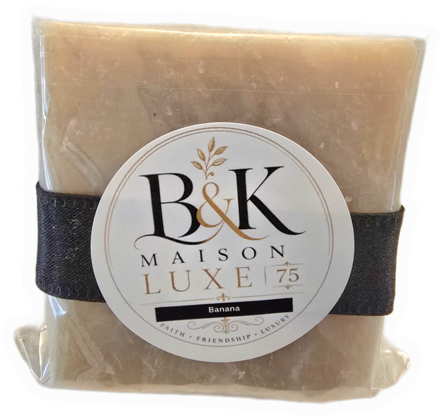 B&K Maison Luxe 75 - Banana Luxury Soap