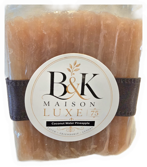 B&K Maison Luxe 75 - Coconut Water Pineapple Luxury Soap