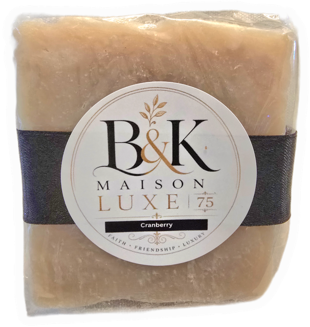 B&K Maison Luxe 75 - Cranberry Luxury Soap