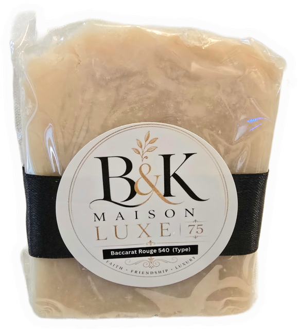 B&K Maison Luxe 75 - Baccarat Rouge 540 (Type) Luxury Soap