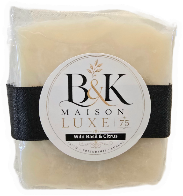 B&K Maison Luxe 75 - Wild Basil & Citrus Luxury Soap