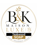 B&K Maison Luxe 75 - Teakwood Luxury Handmade Soap