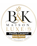 B&K Maison Luxe 75 - Vanilla Coconut Luxury Whipped Body Butter