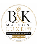 B&K Maison Luxe 75 - Lavender Almond Vanilla Luxury Whipped Body Butter