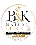B&K Maison Luxe 75 - LAVENDER LEMON EUCALYPTUS LUXURY BODY OIL